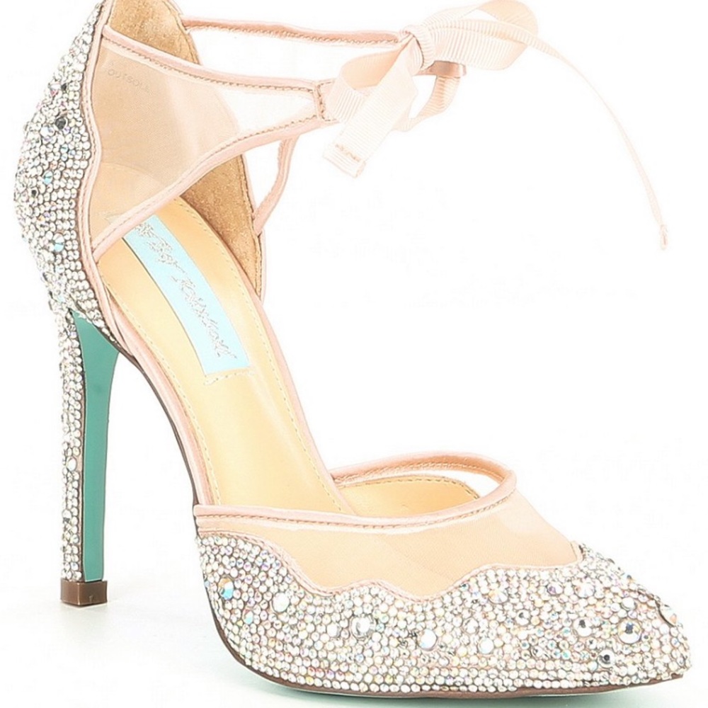 Betsey Johnson
Blue Rhinestone Stiletto Pumps